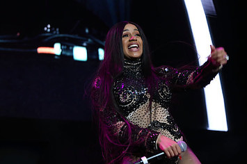 This is Cardi B performing at the 2017 Hot for the Holidays concert.