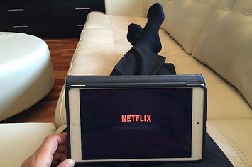 Netflix on an iPad