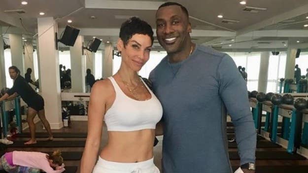 Everyone's wondering why Shannon Sharpe is thirsting for Nicole Murphy when he's apparently engaged.