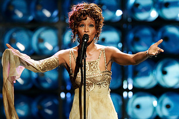 This is a phot of Whitney Houston.