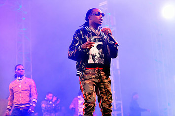 This is Quavo of the Migos performing.