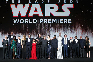 The 'Star Wars: The Last Jedi' cast at the World Premiere