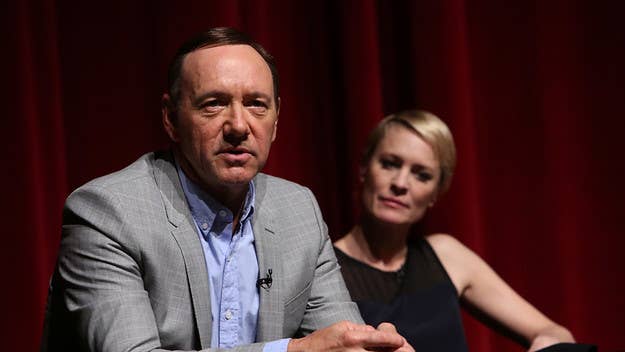 It’s unclear what will happen to Kevin Spacey’s Francis Underwood character.