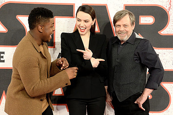 Star Wars cast at London premiere