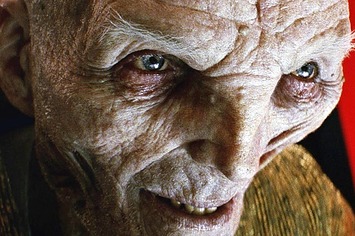 Supreme Leader Snoke in 'Star Wars: The Last Jedi'