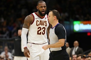 LeBron James ejected.