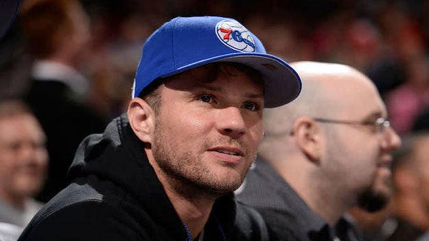 Most are bundling up for the winter, but Ryan Phillippe is stripping down.