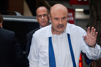 Phil McGraw enters the 'Today Show' taping