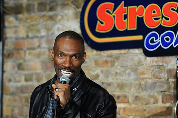Charlie Murphy performing stand up at Stress Factory