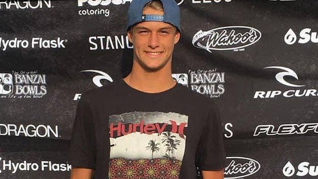 16-year-old pro surfer Zander Venezia died in a wave accident in Barbados during Hurricane Irma.