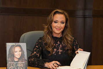 Leah Remini signs copies of her new book 'Troublemaker: Surviving Hollywood and Scientology'