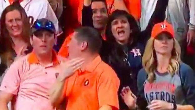 The Astros fan who stole Yasiel Puig's World Series home run ball from a woman and threw it back on the field explains why he did it.