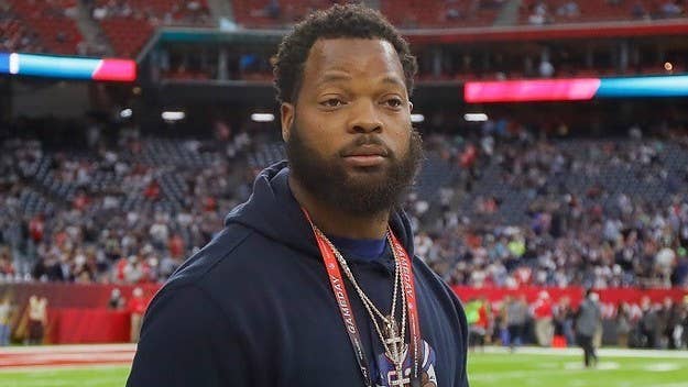 Michael Bennett claims he was racially profiled while attending the Mayweather/McGregor fight in Las Vegas in August.