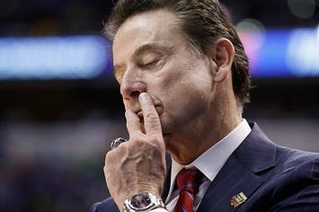 Rick Pitino is frustrated.