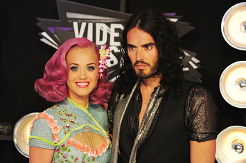 Katy Perry and Russell Brand at the 2011 MTV Video Music Awards