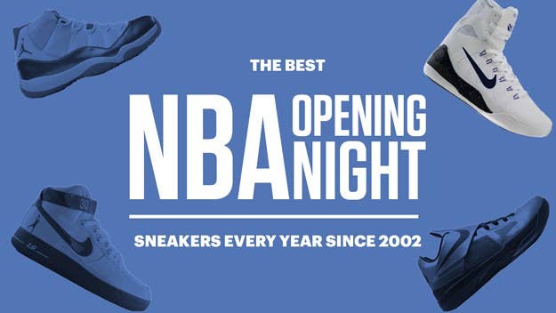 From LeBron James to Kobe Bryant, here are the players who wore the best sneakers on the opening night of every NBA regular season since 2002.

