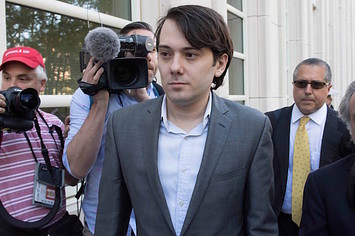 Martin Shkreli arriving at Federal Court in Brooklyn.