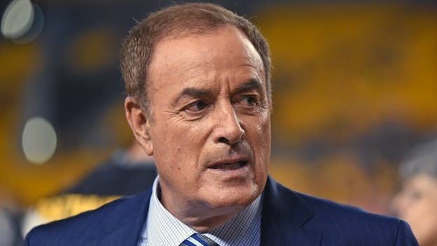 Al Michaels apologized after making a Harvey Weinstein joke on live TV in the middle of a Giants/Broncos game on Sunday night.