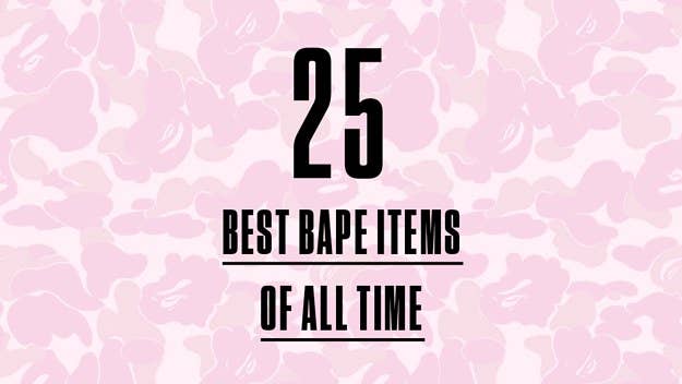 In no particular order, here are the 25 best Bape items of all time. Let the debates begin. From Pepsi collaboration to Marvel Bapesta, we discuss it all.