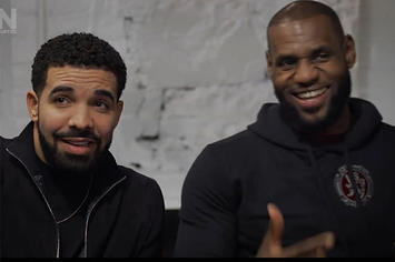 Drake and LeBron during an 'Uninterrupted' interview.