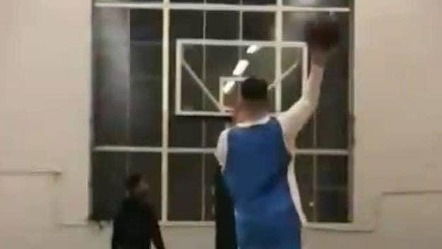 Drake shows off his trick shooting skills in new video.