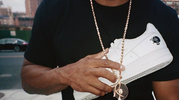 The "Roc-A-Fella" Air Force 1 is re-releasing, and we spoke to Kareem "Biggs" Burke about his record label's influence on the sneaker.