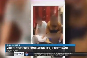Middle school football team's racist Snapchat video.