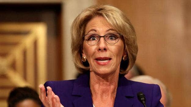 United States Secretary of Education Besty DeVos has cancelled her planned visit to Ontario