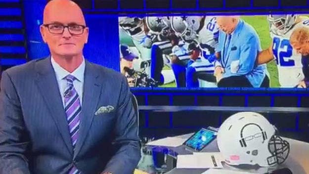 Scott Van Pelt wondered what booing fans could possibly be angry about during the Cowboys' brief protest before their Monday night game in Arizona.