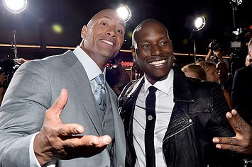 The Rock and Tyrese