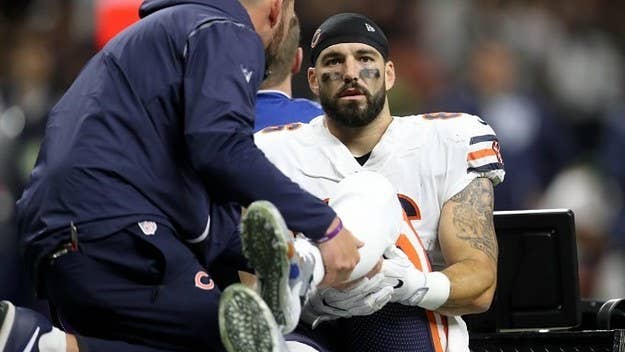 Bears tight end Zach Miller sustained a bad knee injury on Sunday that could result in him losing his left leg.