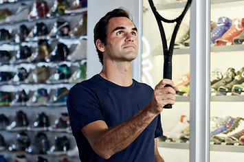Roger Federer Sneaker Shopping