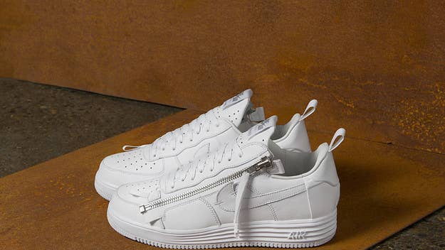Designer Errolson Hugh was created some of the most-challenging intepretations of classic Nike sneakers, and he didn't hold back on the Air Force 1.