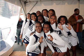 Howard Cheerleaders during Vibe Magazine and Boost Mobile Present YardFest Show
