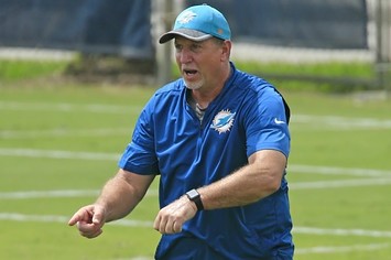 Dolphins coach Chris Foerster.