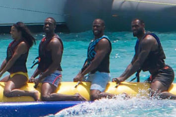 Banana boat crew.