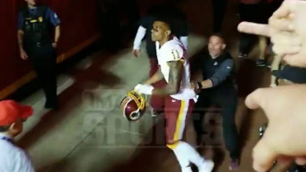 Redskins wide receiver Terrelle Pryor went off on a group of Chiefs fans after Washington's loss to Kansas City on Monday night.