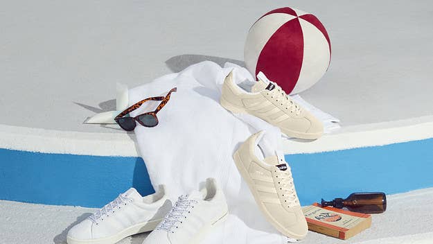 United Arrows & Sons and Slam Jam presents a luxury Adidas Gazelle and Campus