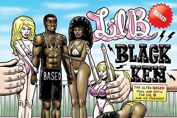Lil B's 'Black Ken' art.