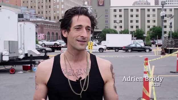 Adrien Brody has one last score, then he's out...