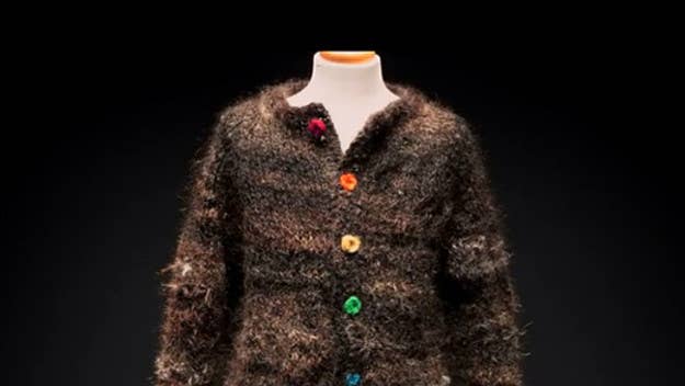 A sweater made entirely with human hair donated by members of the LGBT community sheds light on the phrase “that's so gay”