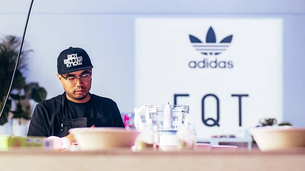 King Cook brought his food revolution to the adidas EQT Creator Studio.