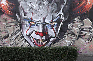 Mural of Pennywise