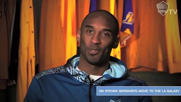 Lakers star says he's been a fan of Gerrard for a long time. 