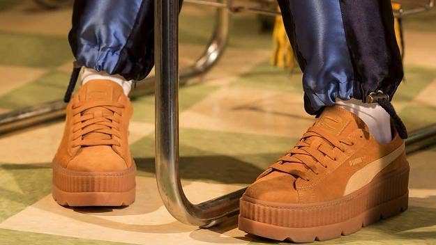 The release date for Rihanna's first wave of Puma Suede Cleated Creepers.