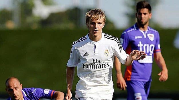 Real Madrid's 16-year-old sensation Martin Odegaard is about to break his first record.
