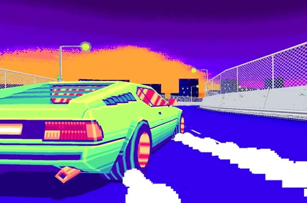 Drift Stage Is A Retro-Looking Arcade Game With A Sideways Predisposition