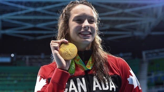 The 16 year-old Canadian wins her country's first gold medal in Rio de Janeiro.