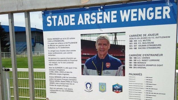 It looks like Arsene Wenger gets more love in France than he does in north London.