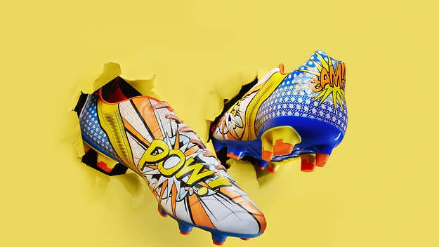 PUMA's latest boots look like they'd be more at home in a 1960s Batman comic than on the turf at Wembley.
